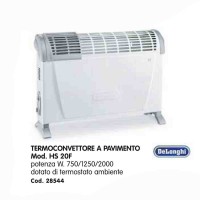 TERMOCONVETTORE A PAVIMENTO